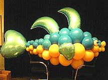 Ballonfigur Dekoration riesen Fisch