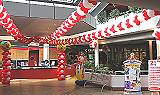 Ballon Girlanden am Foyer - Kasse, Eingang